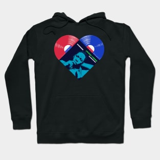 Coltrane Jazz Vinyl Heart In Color Hoodie